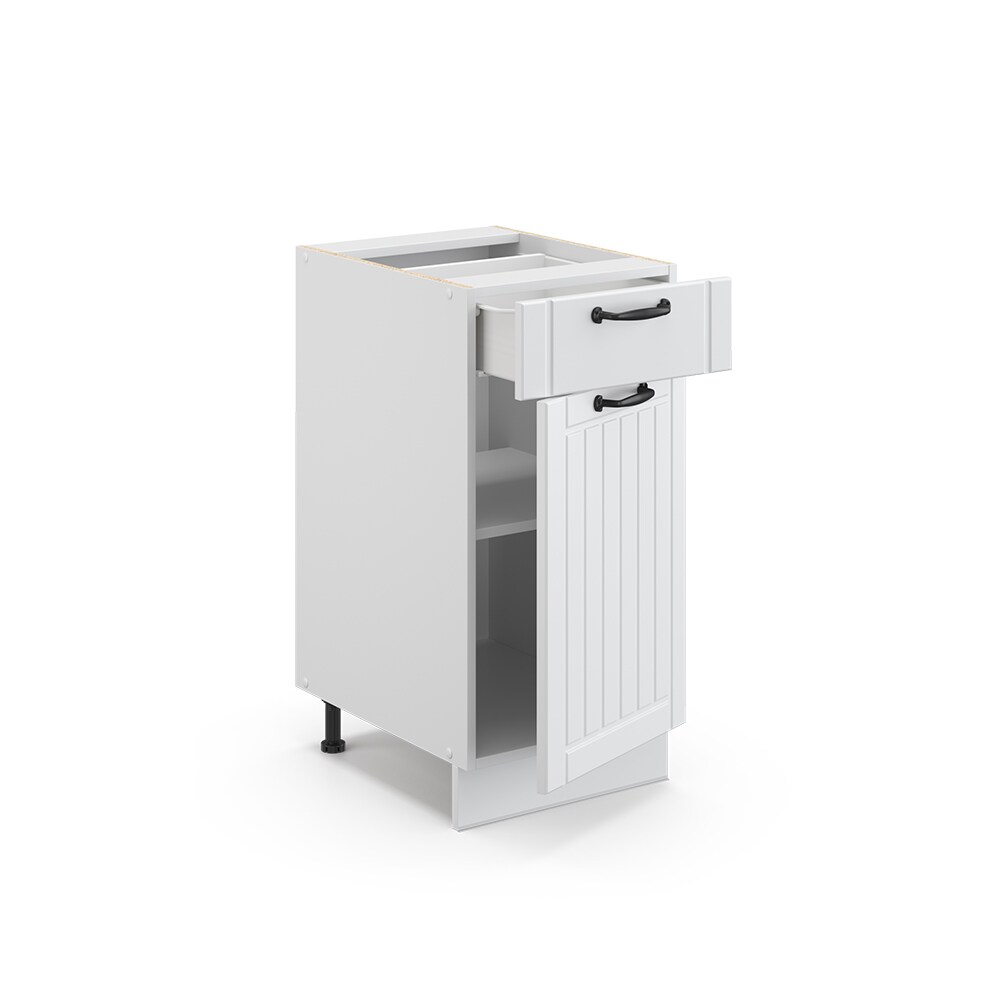 Vicco Schubunterschrank 40 cm FAME Line Küchenschrank Küchenzeile Landhaus Weiß