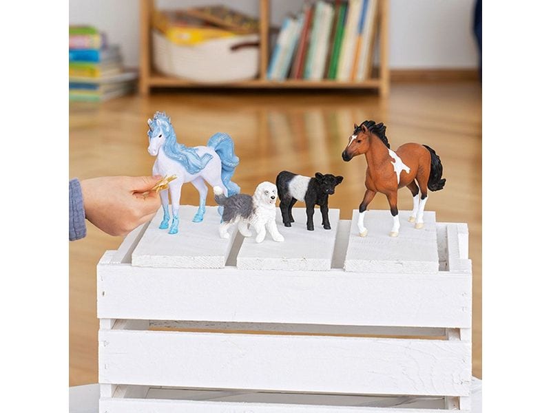 Schleich Spielzeugfigur Farm World Galloway Kalb Spielzeug-Tierfigur