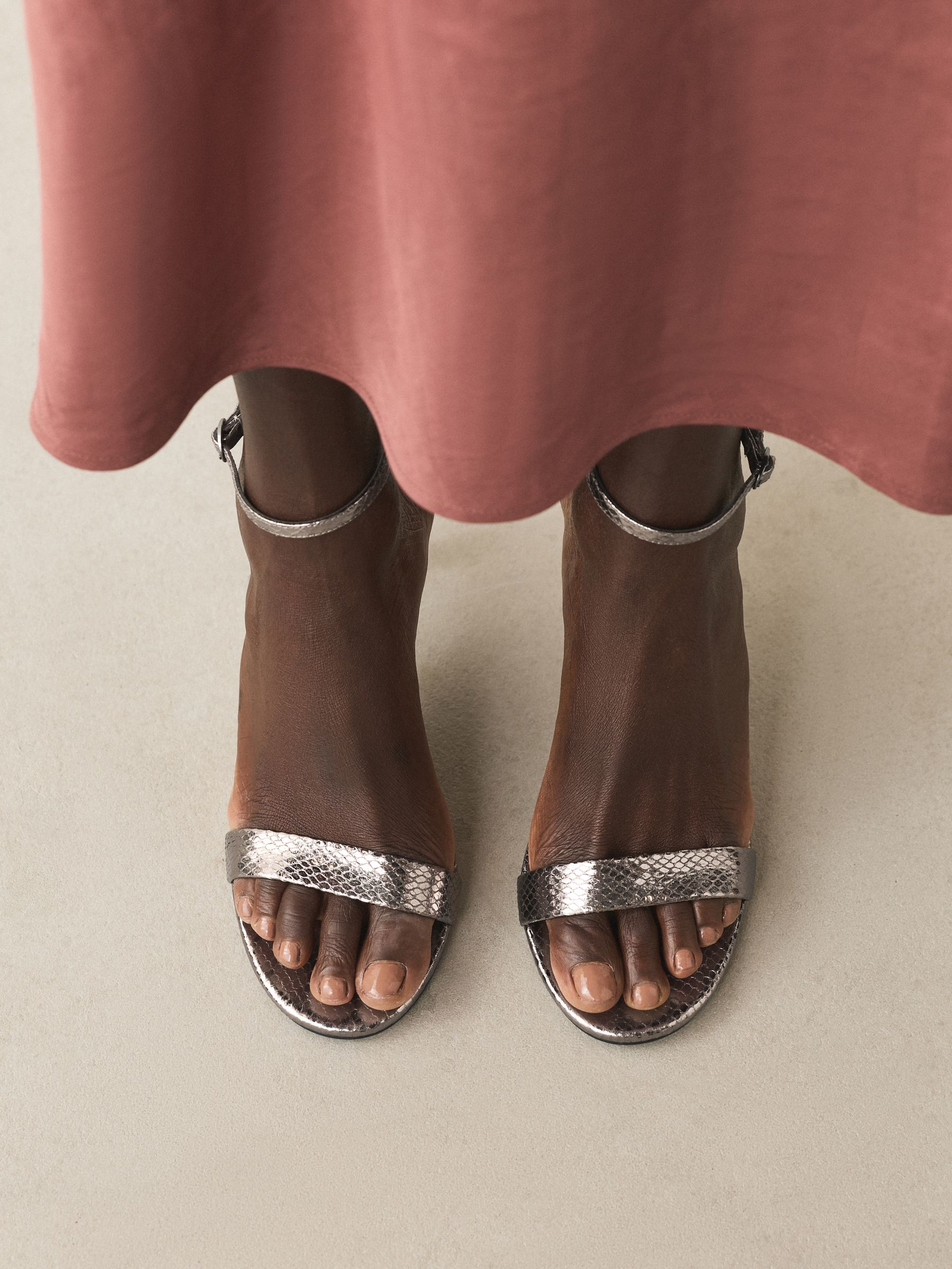 Tin - Forever Comfort® Strappy Heeled Sandals