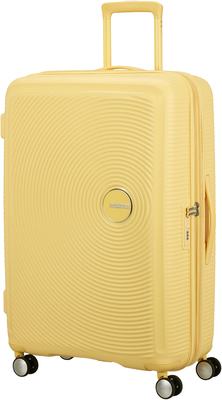 American Tourister Soundbox Spinner Trillekoffert 97L, Pastel Yellow