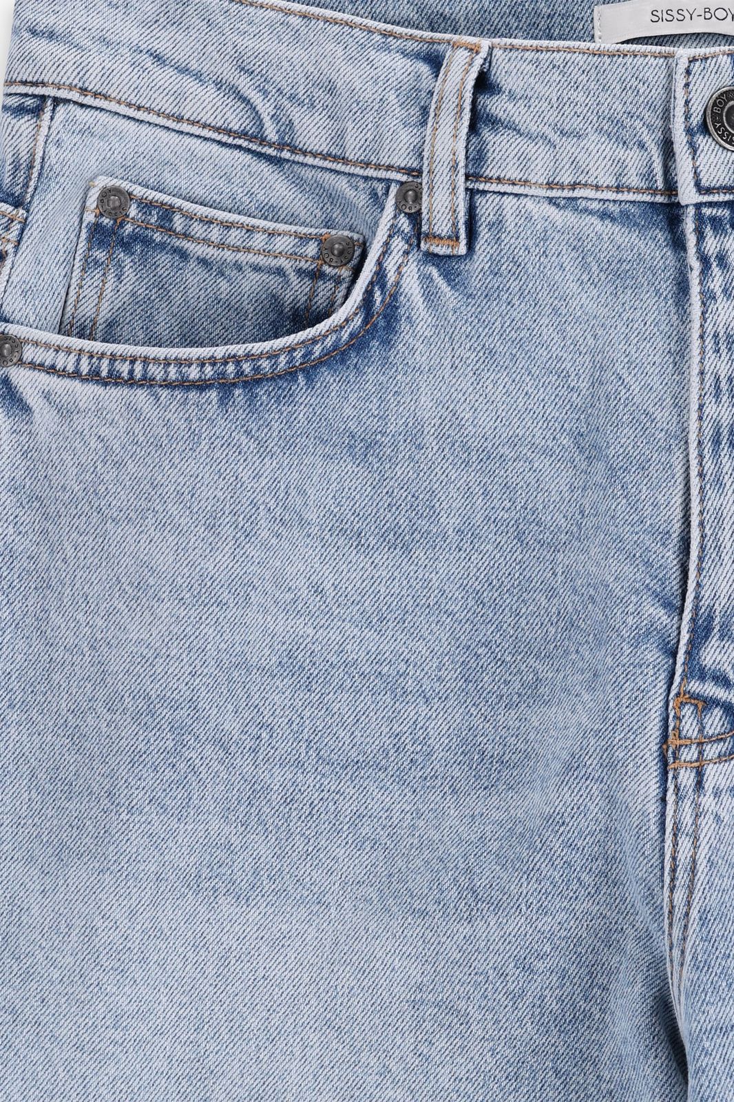 Blauwe high waist slim fit jeans