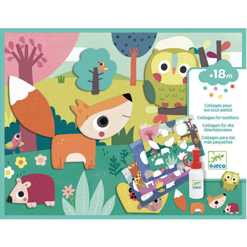 Djeco knutselset collage dierenvrienden