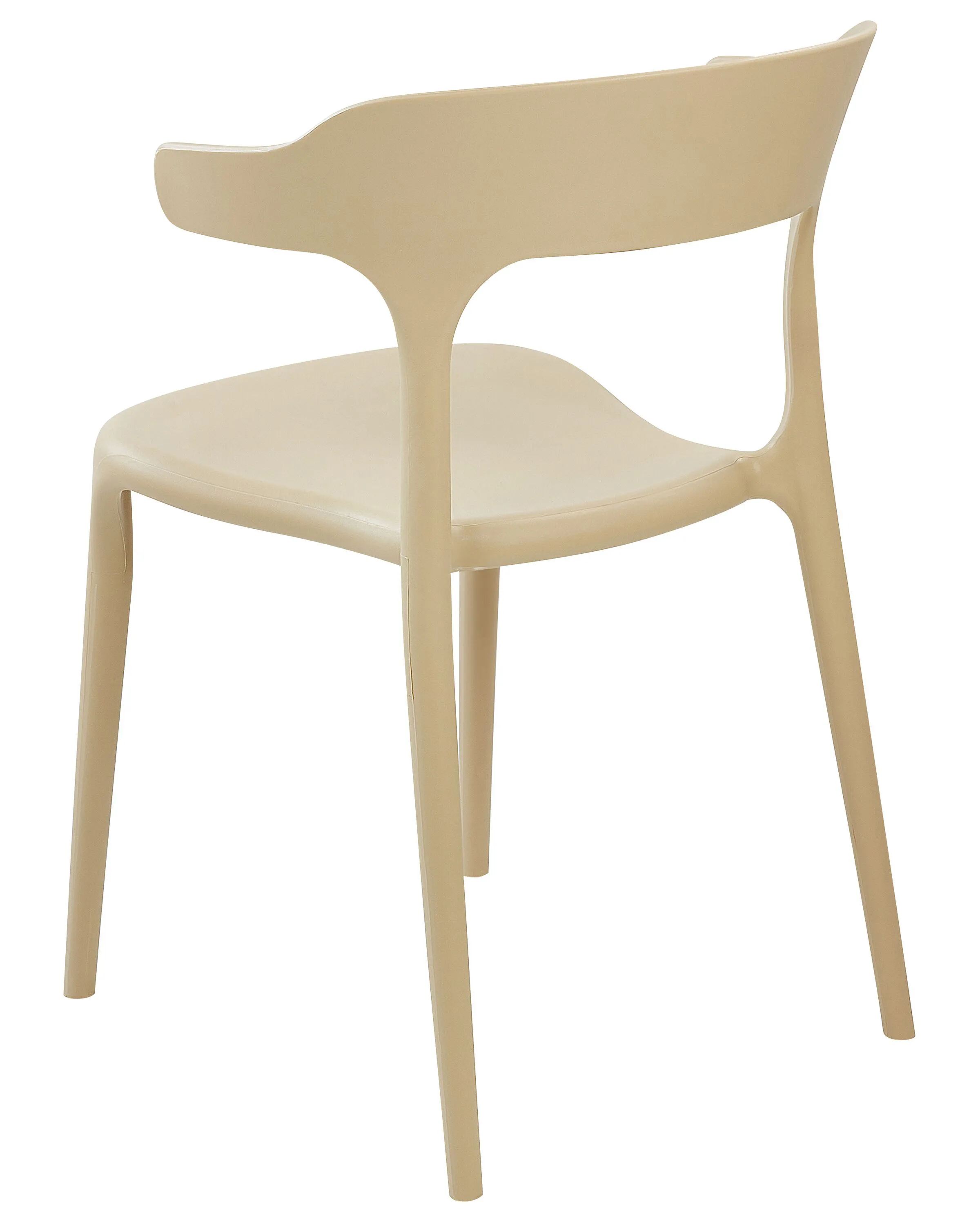 Set van 4 tuinstoelen GUBBIO Zandbeige