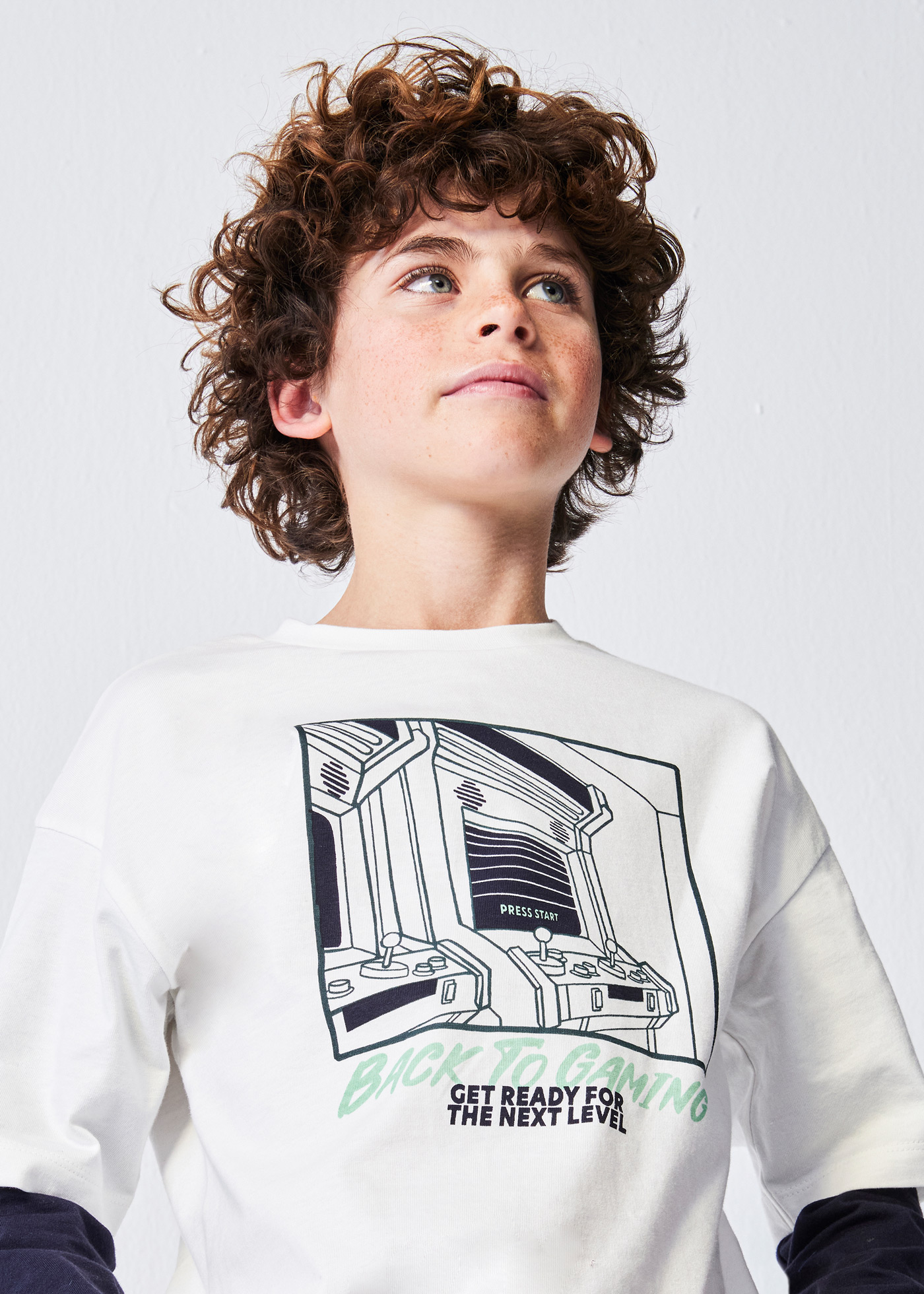 Camiseta infantil Better Cotton para skatistas