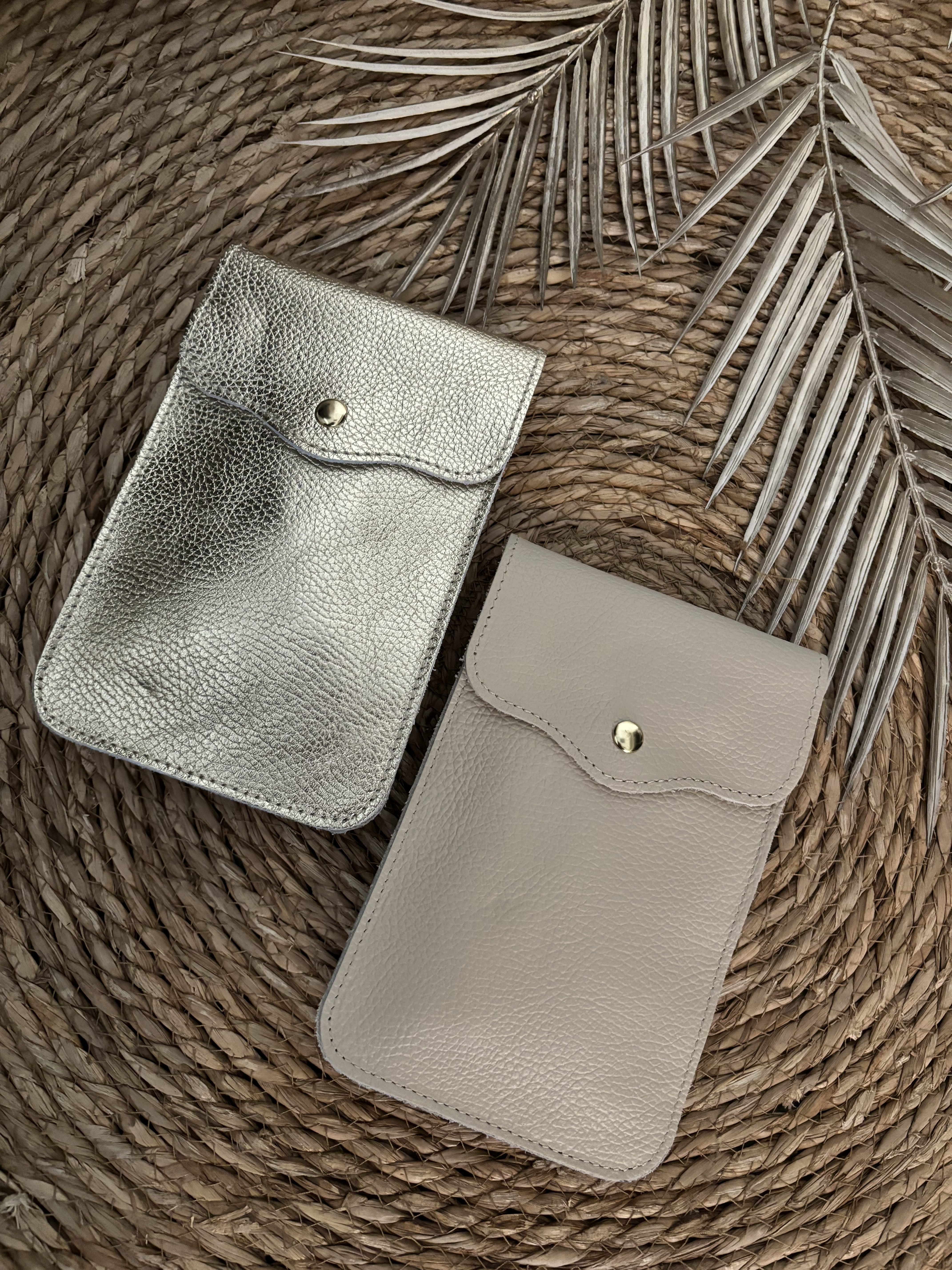 Nora Phone Bag Big - Ecru