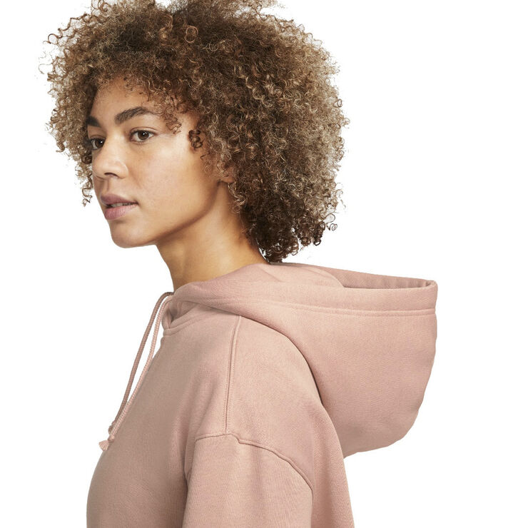 Nike sportswear essential fleece hoodie Pink