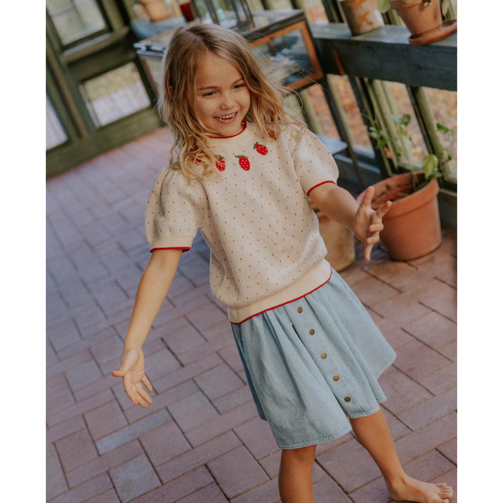 Køb Fliink Light Denim Blue Don Denim Nederdel
