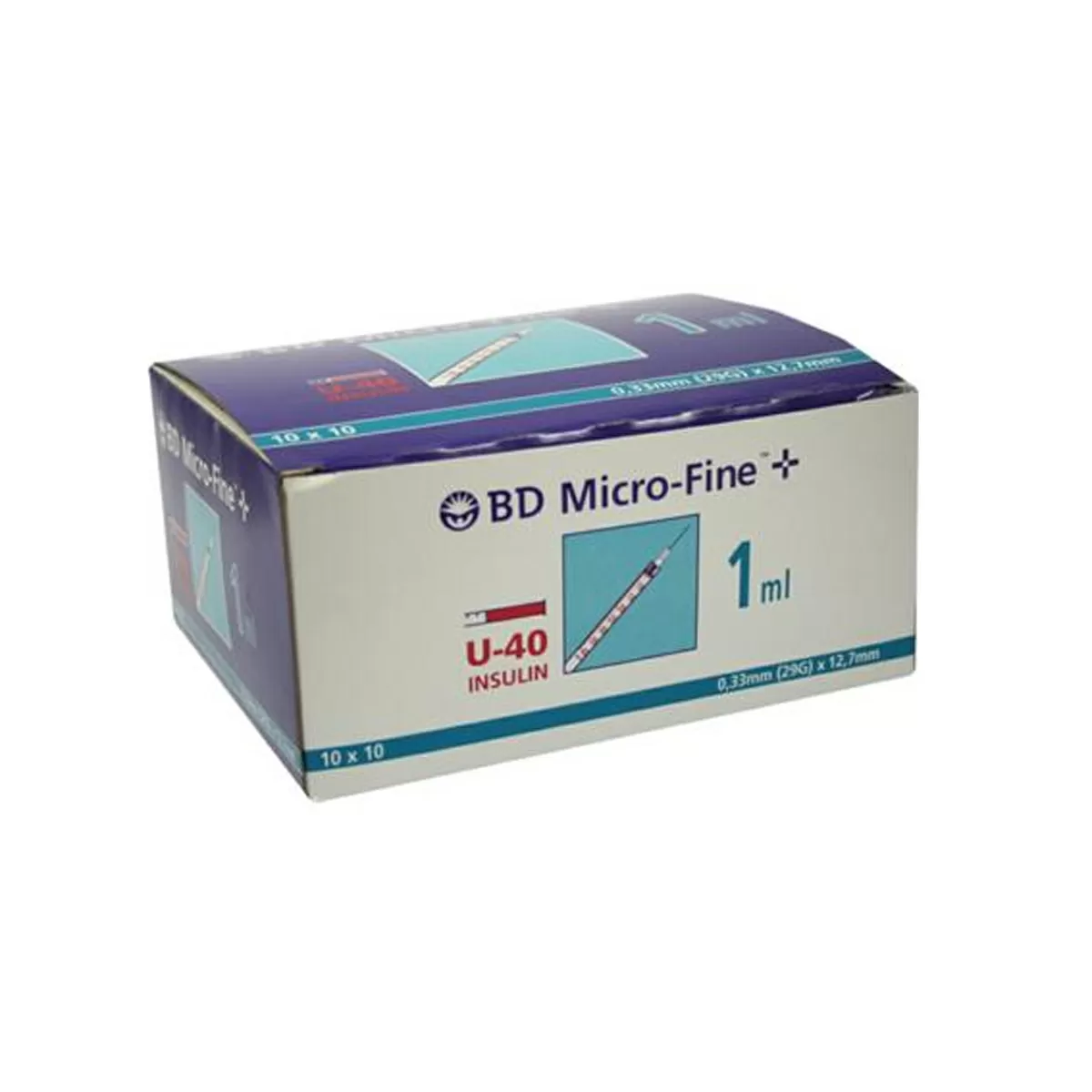 BD Micro Fine  insulinsprøjte U-40 1 ml - 100 stk.
