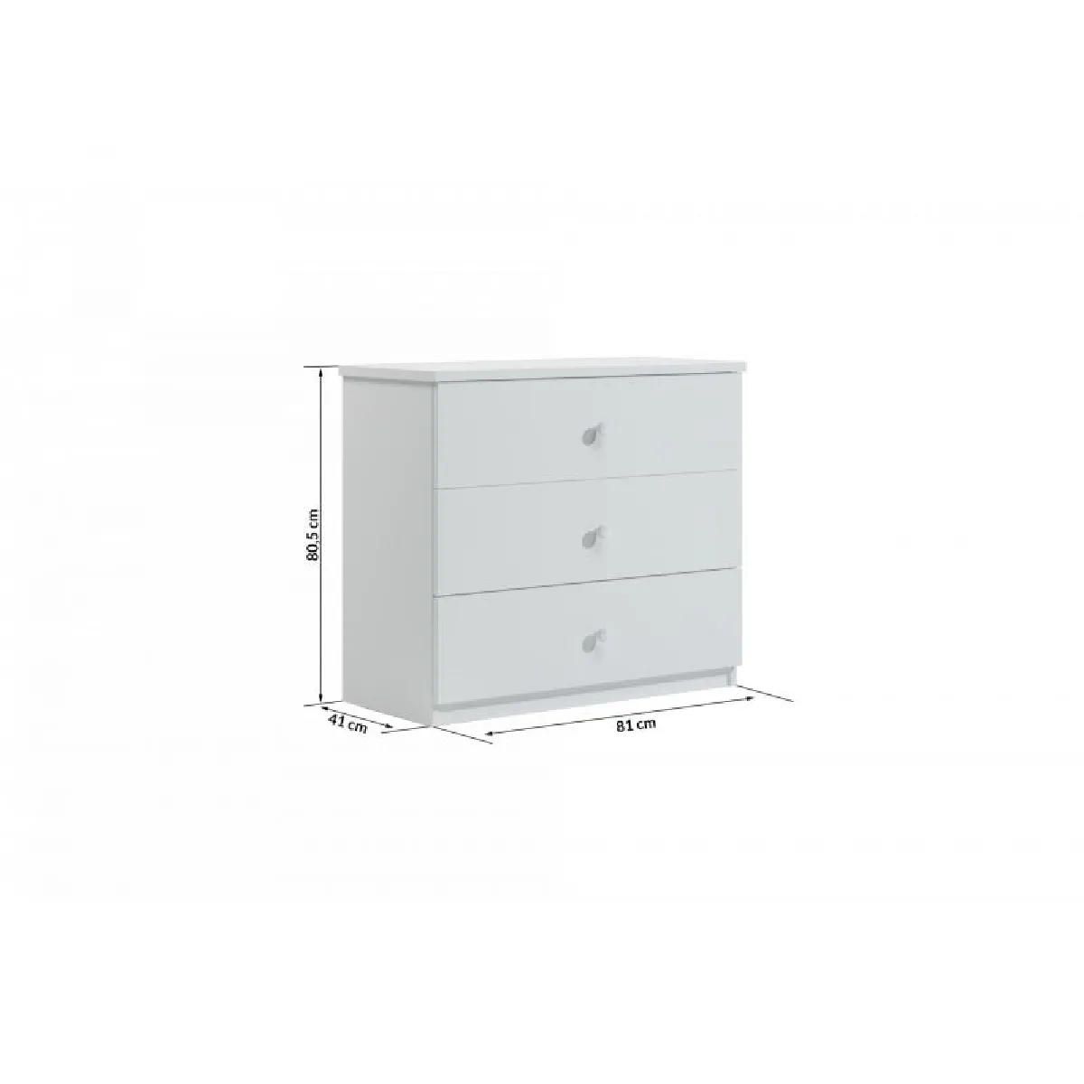 Commode Babydreams Pompiers - Bleu