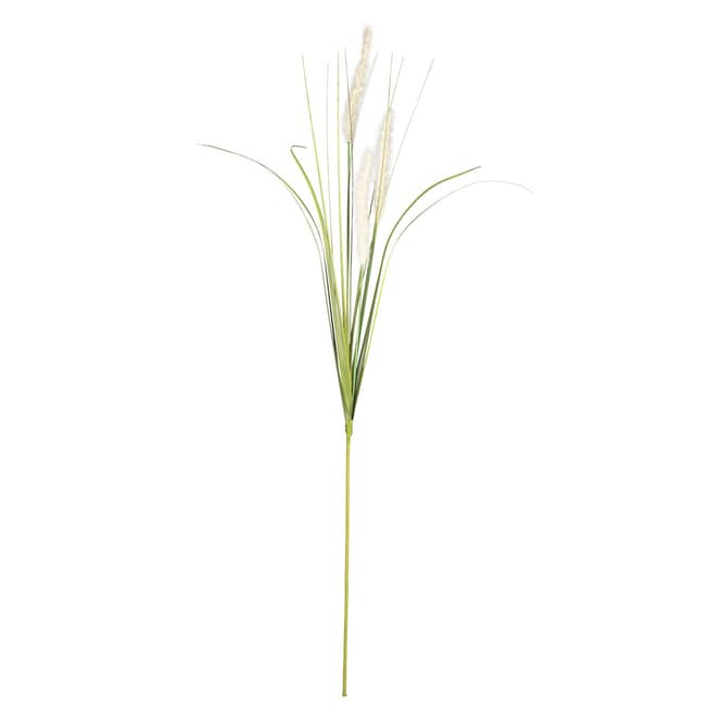 Dekogras - blühend - grün/creme - ca. 86 cm