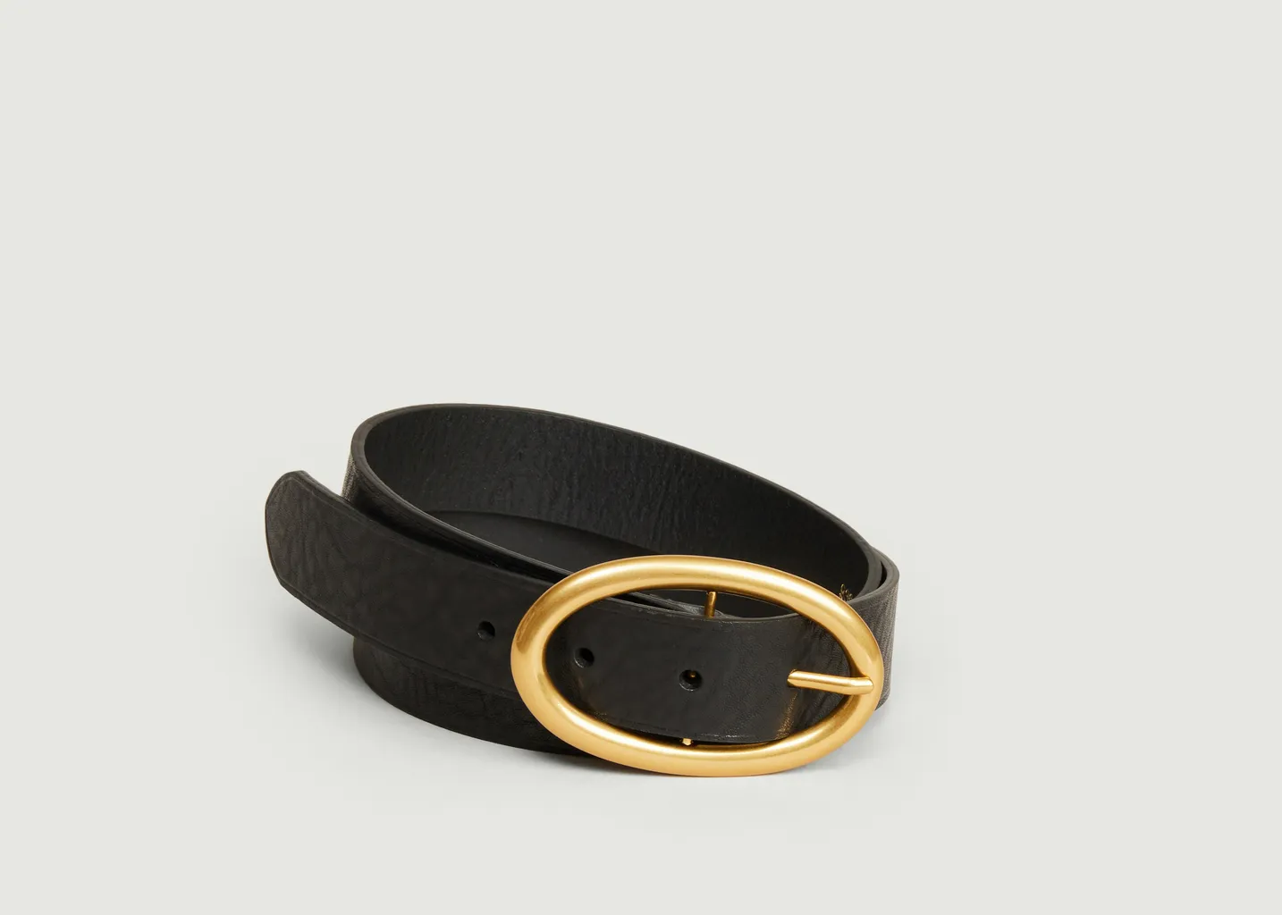 Ceinture en cuir texturé Maison Boinet