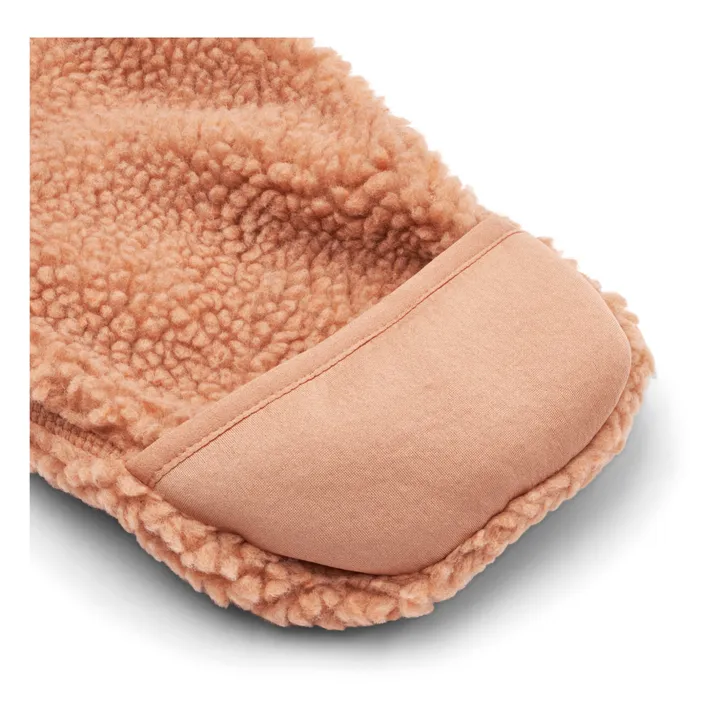 Liewood Combinaison Coton Bio Matières Recyclées Façon Fourrure Fraser | Rose