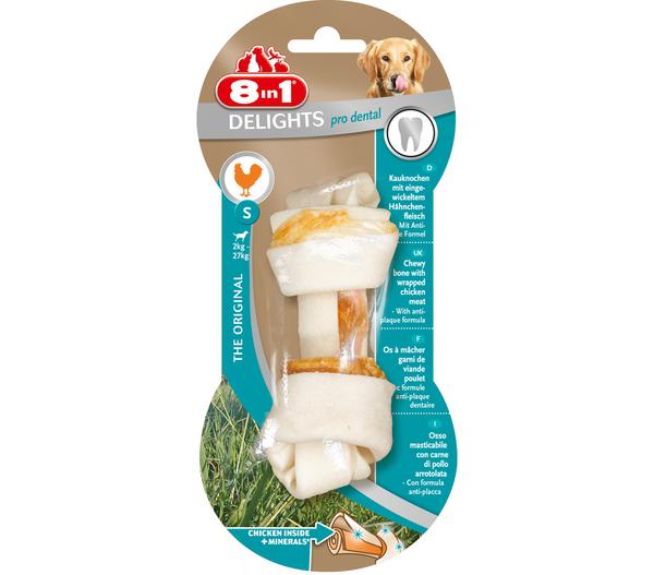 8in1 Hundesnack Delights Dental Kauknochen