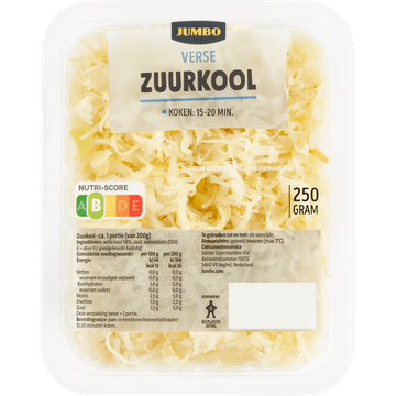 Jumbo Verse Zuurkool 250 g