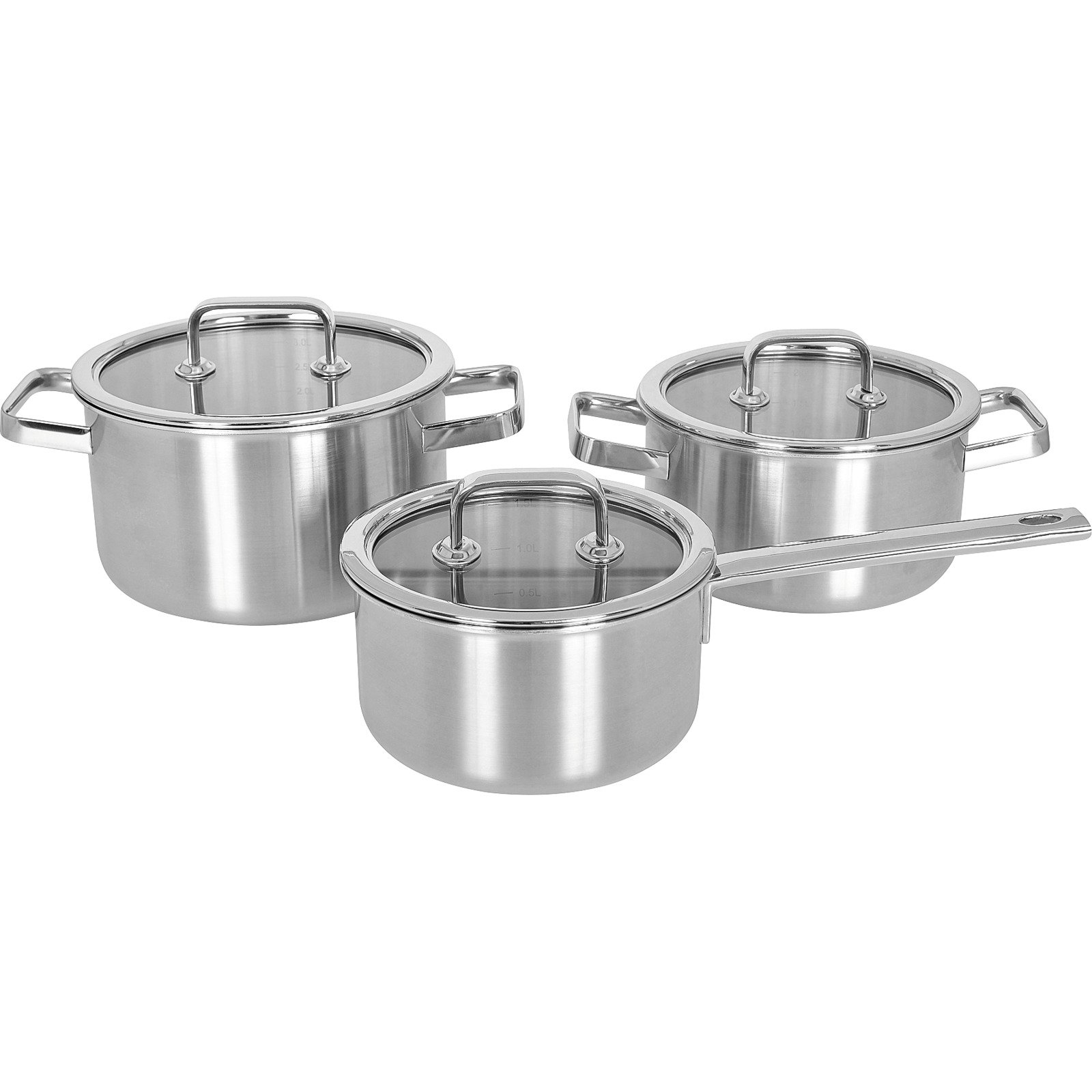 Lunasol Pfannen-Set Sirius Triply 6tlg