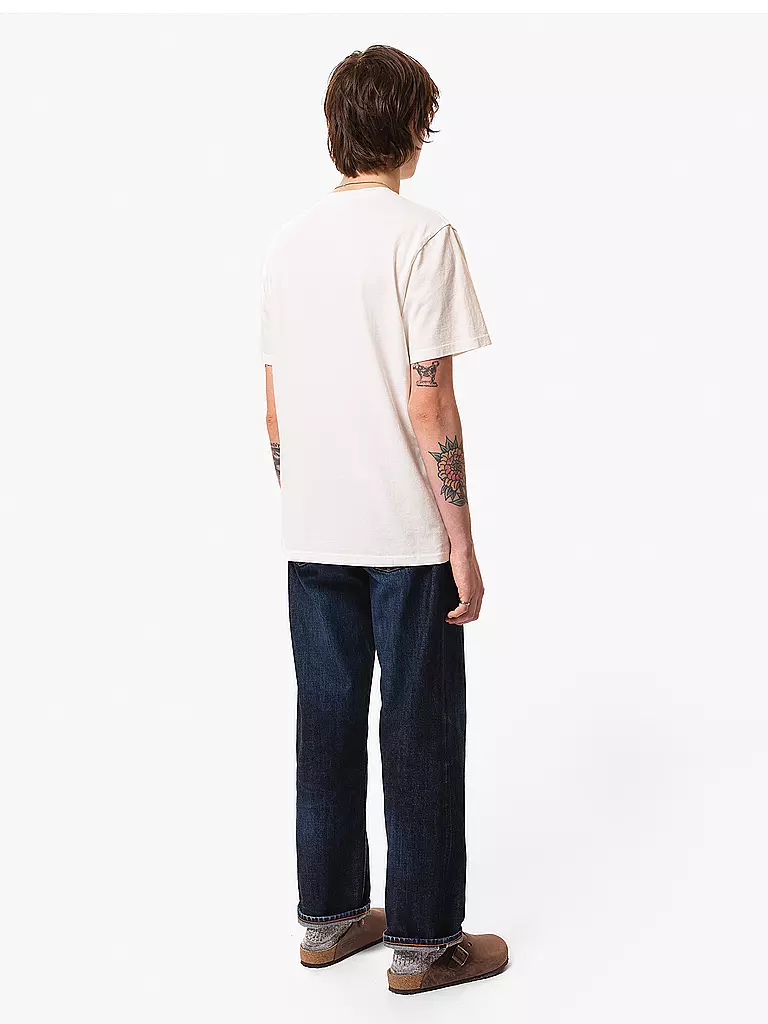 NUDIE JEANS T-Shirt ROY weiss