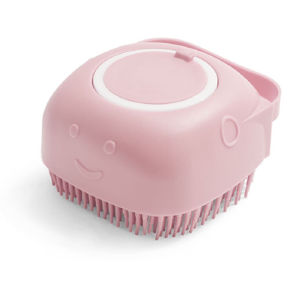 Brosse de nettoyage silicone souple avec réservoir 3 coloris