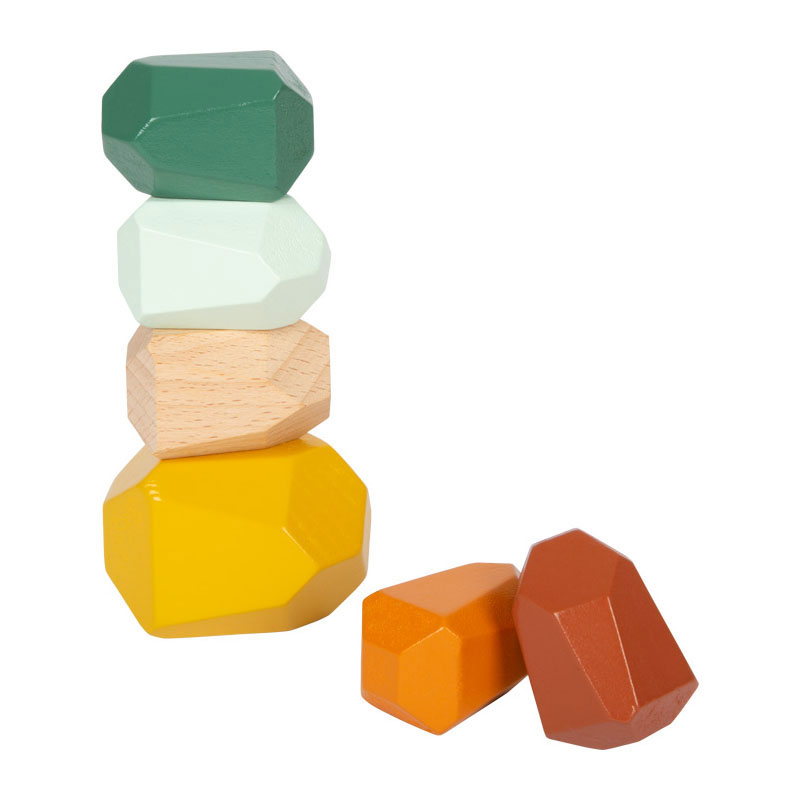 Small Foot-Houten Balans Blokken Safari, 18dlg.