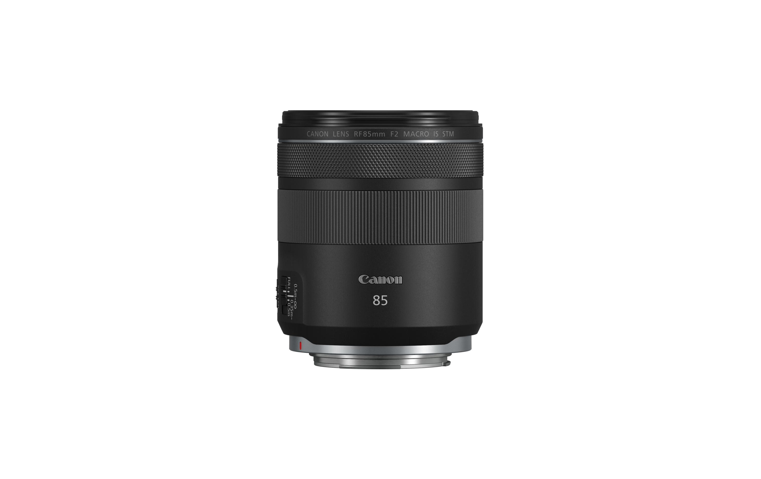 Festbrennweite RF 85mm F/2 Macro IS STM – Canon RF<br>Kompaktes, leichtes Objektiv für Porträtaufnahmen