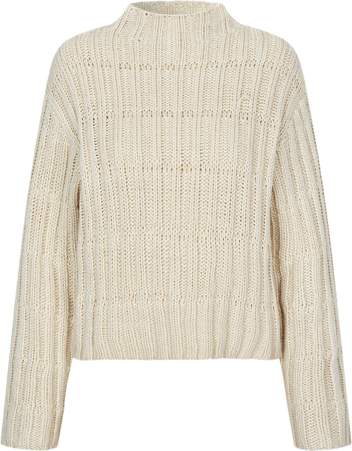 Modström FelipeMD Wool short t-neck Summer sand