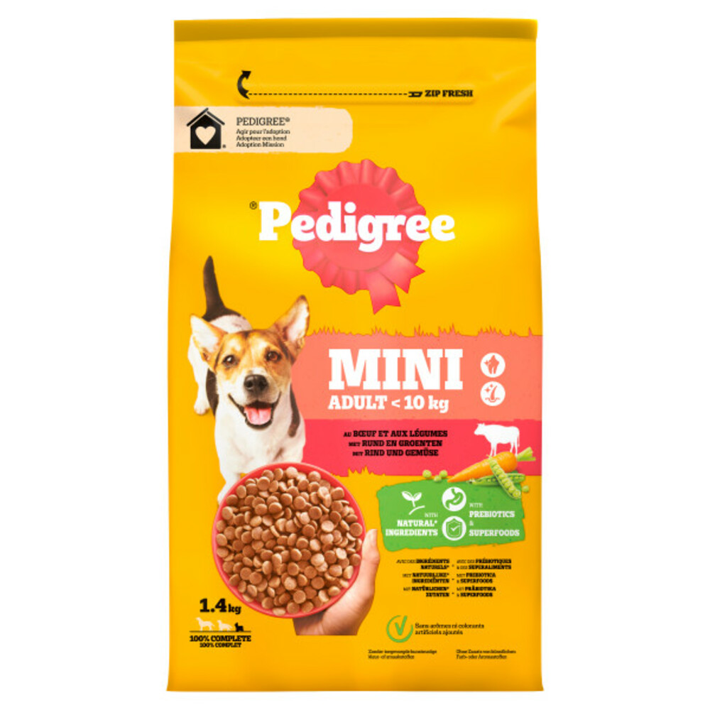 Pedigree AdultHondenbrokken Mini Rund1,4 kg