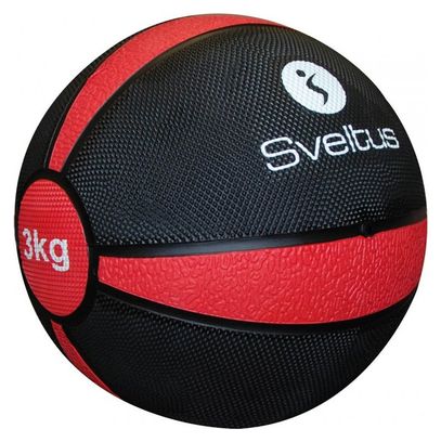 Medecine ball Sveltus noir poids au choix