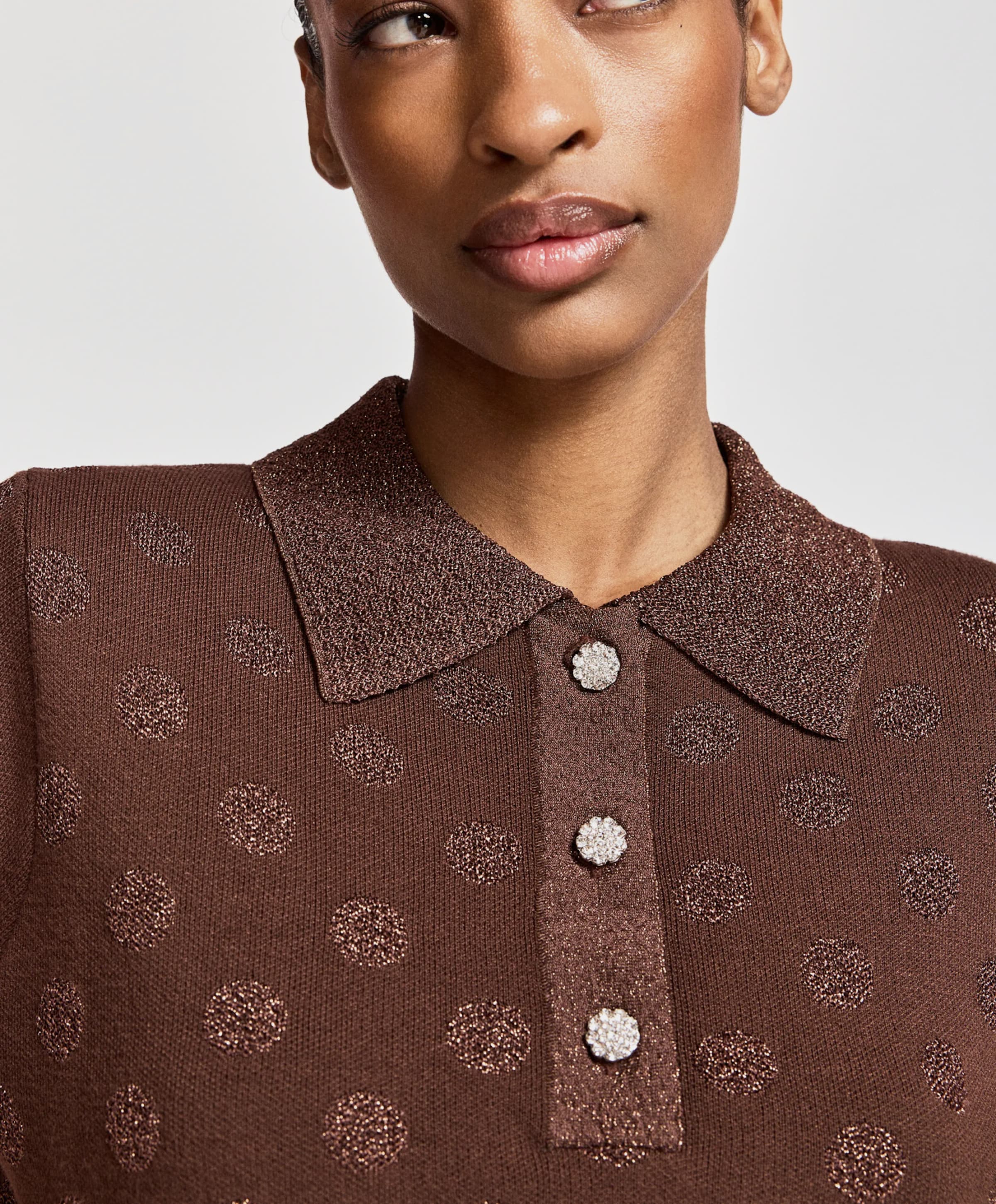 Essentiel Antwerp Dames polo bruin