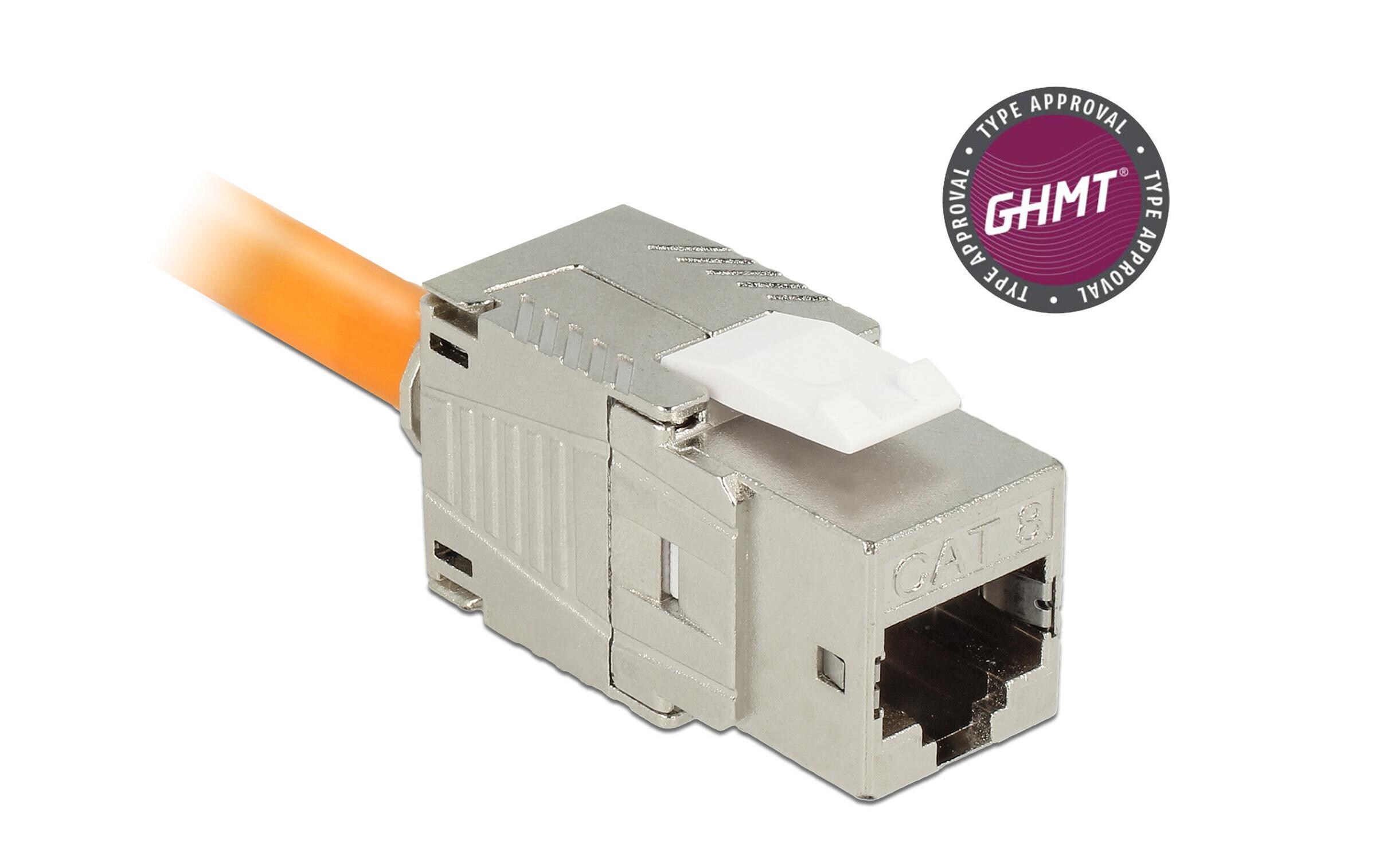 Keystone-Modul RJ-45 Cat.8 geschirmtKeystone-Modul