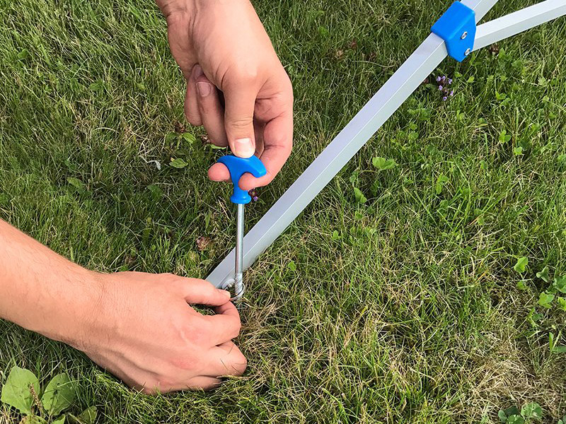 ProPlus droogmolen met voet en tas