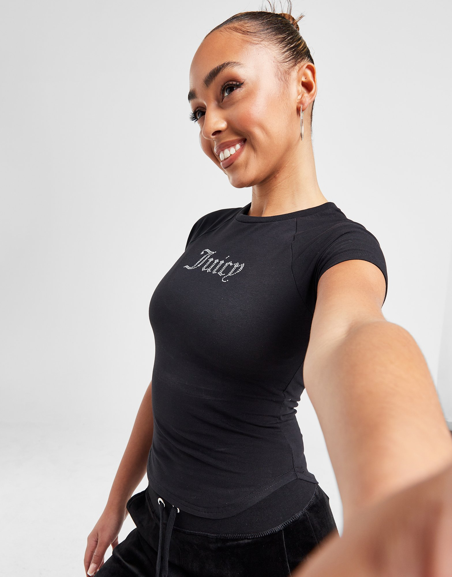 JUICY COUTURE T-shirt Diamante Slim Femme