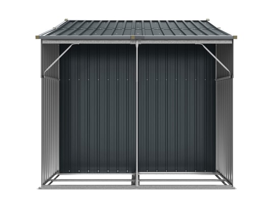 VIDAXL - Abri de jardin anthracite 277x192,5x179 cm acier galvanisé