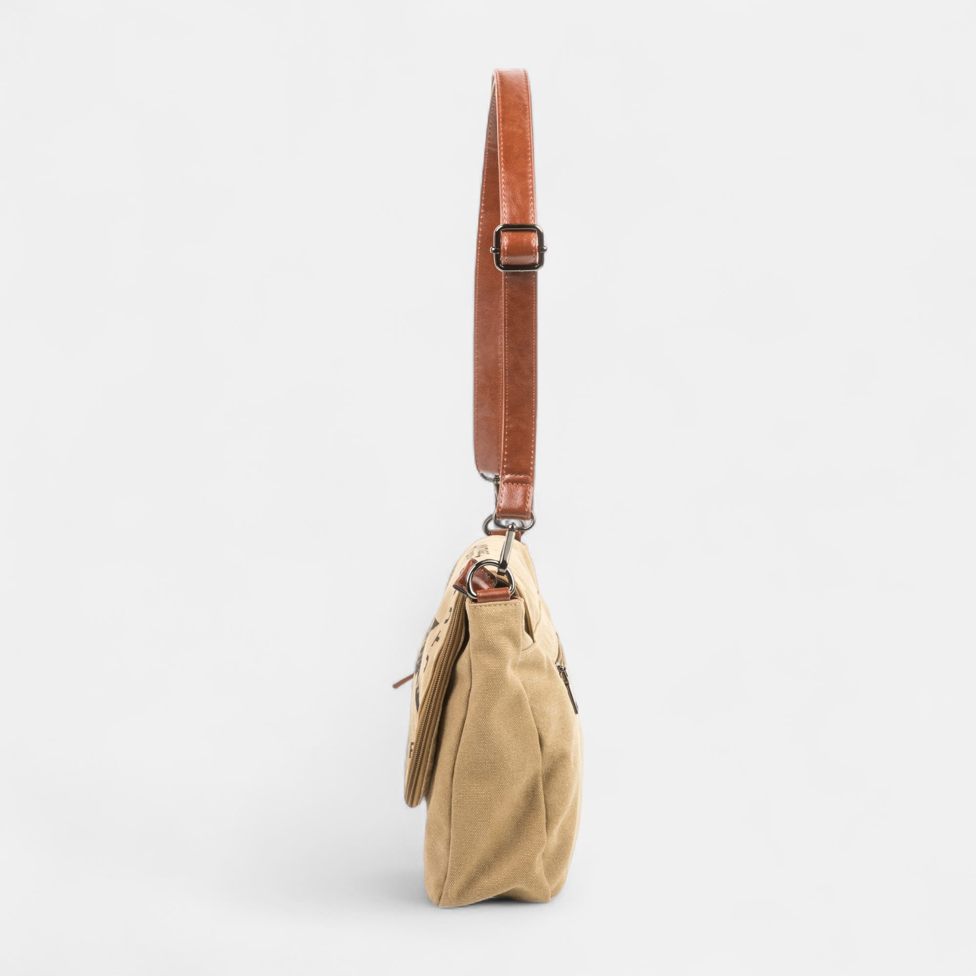 Sac bandoulière camel