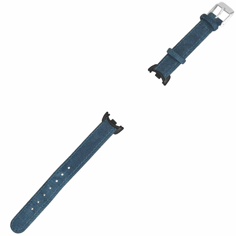 Xiaomi Mi Band 8 / 9 Ersatz Echtleder Armband (Gelenkumfang: 170-220mm) - Blau / Braun