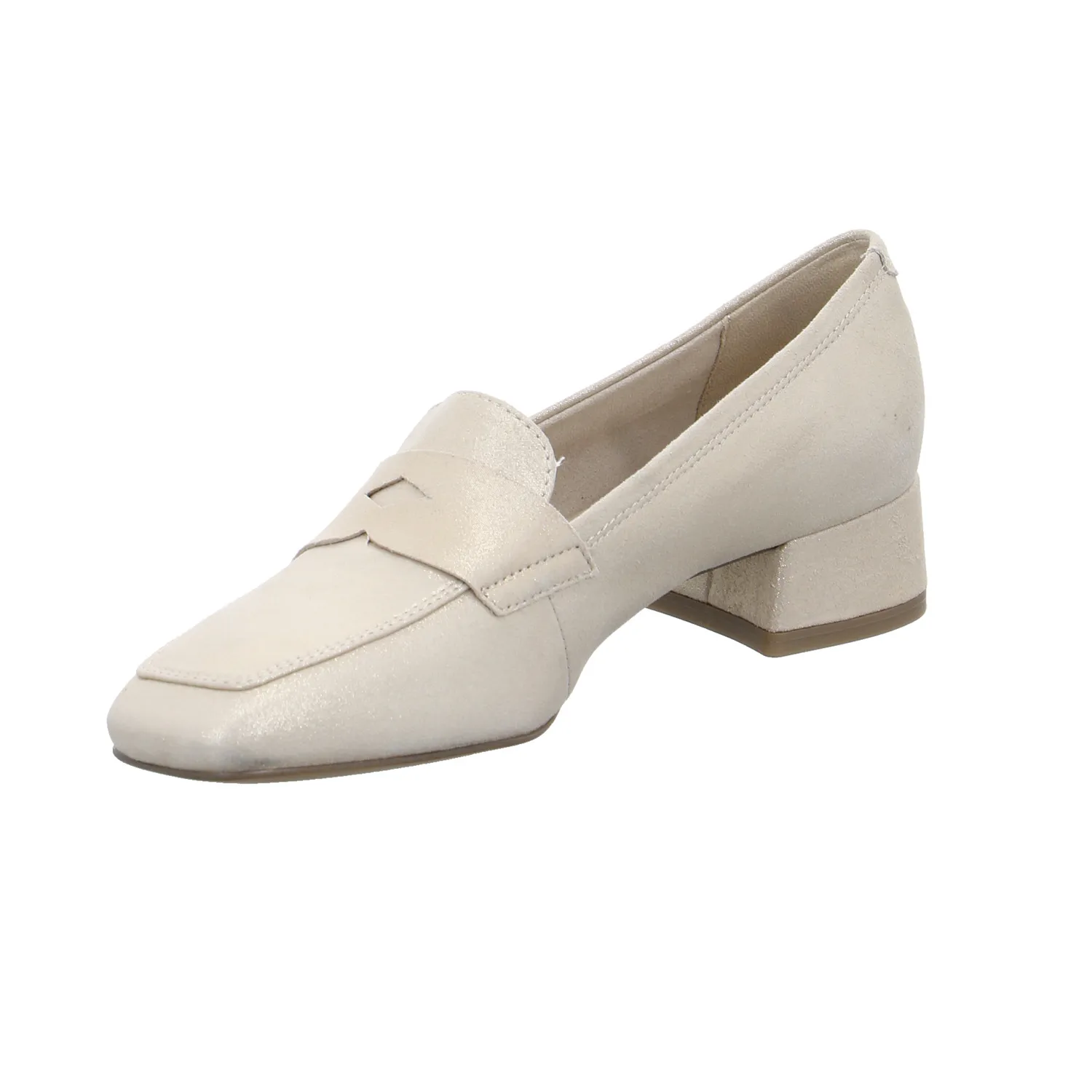 TAMARIS Slipper Beige Leder