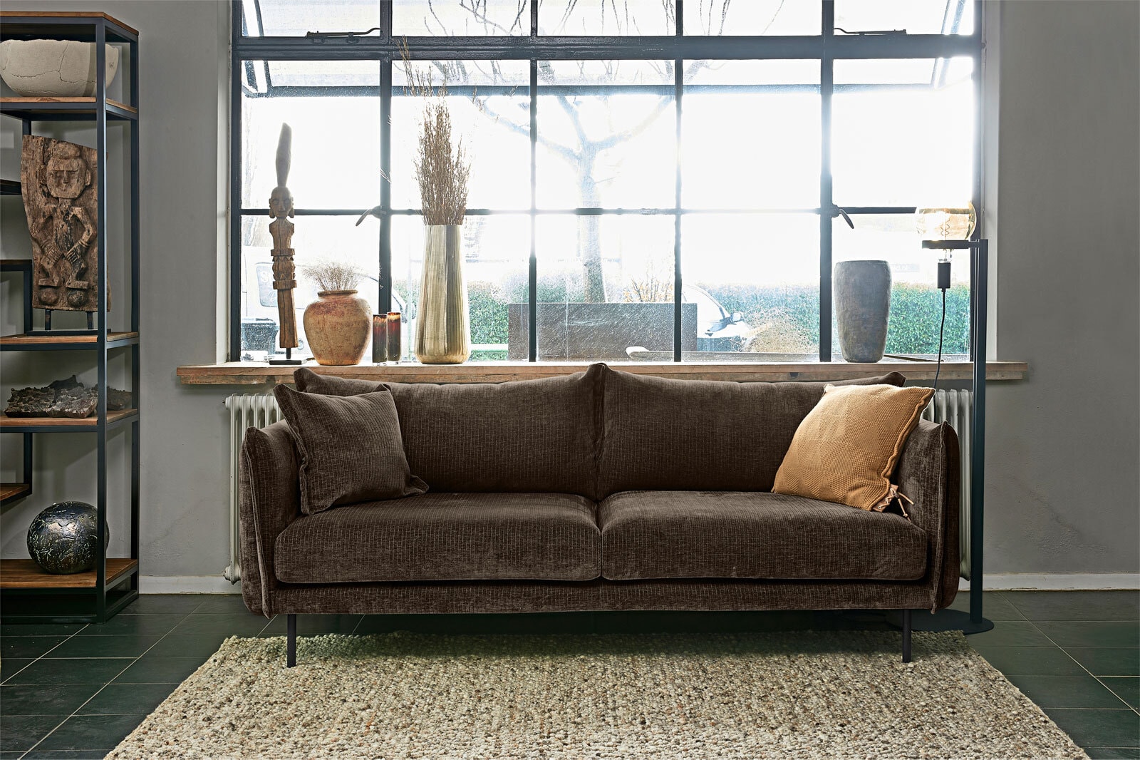 BOHOME Sofa 3-Sitzer NASH Cord Levis taupe