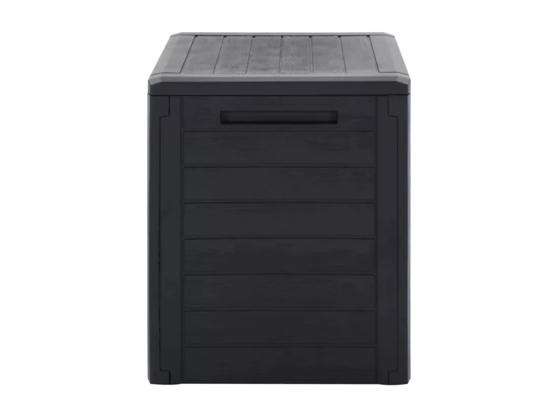 Boîte de stockage jardin Anthracite 58,5x46x55 cm Polypropylène