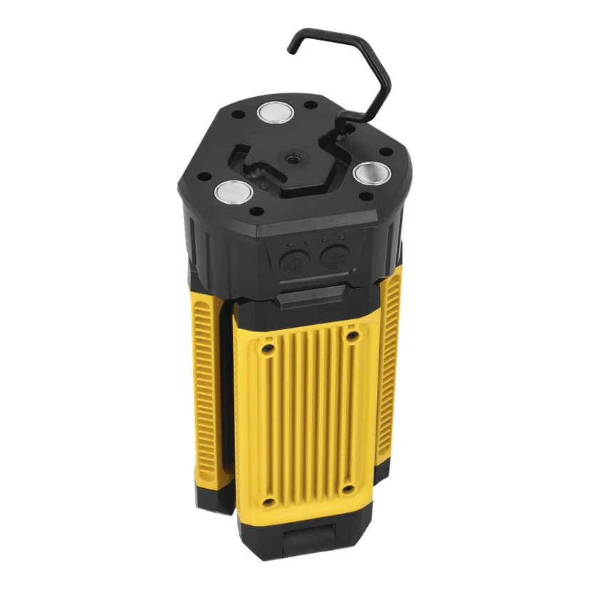 Oppladbar arbeidslampe med stativ LED 3000 lm 30 W IPX4