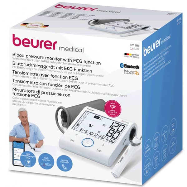 Beurer Blodtrykksmåler - EKG Bluetooth® BM 96