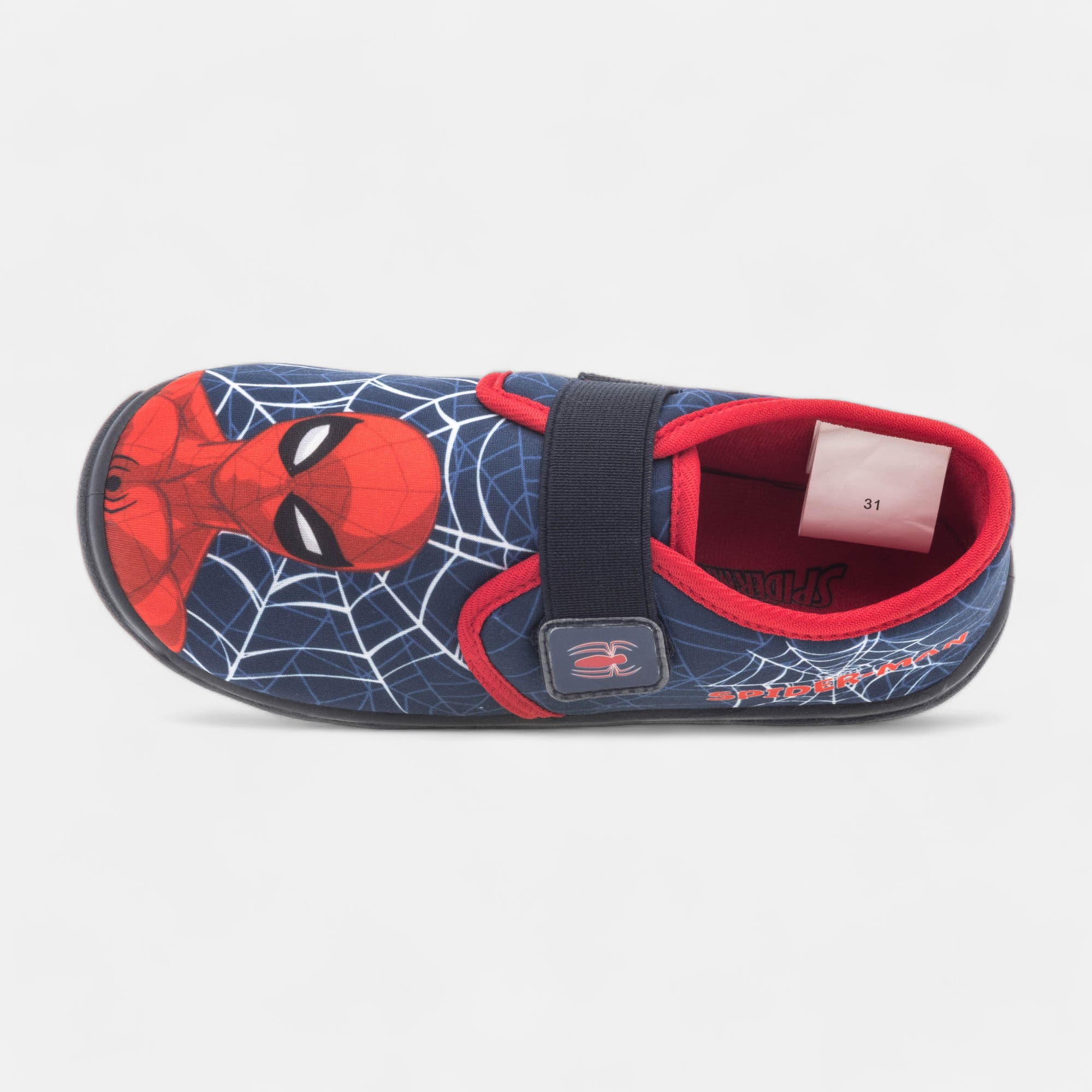 Pantoufles attaches velcros Garçon bleu marine