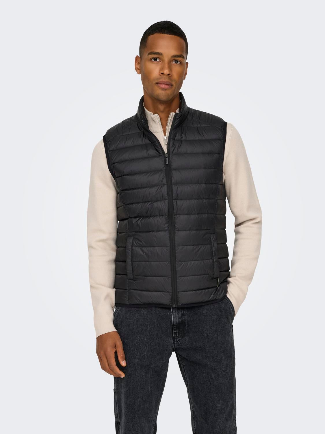 ONSGAVIN Weste Black