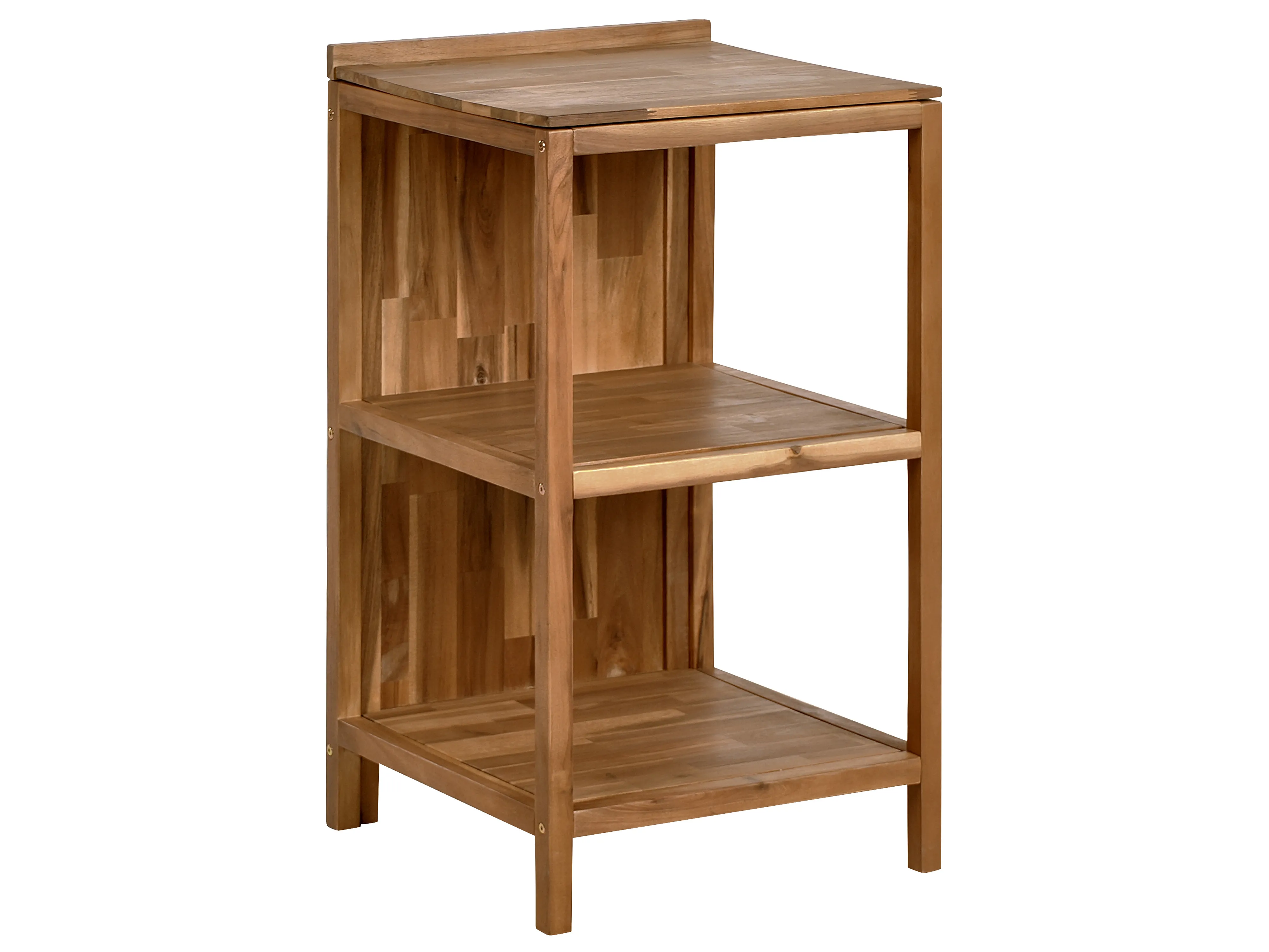 Tuin keukenset 3-delig met spoelbak VENOSA Acaciahout Bruin/zilver