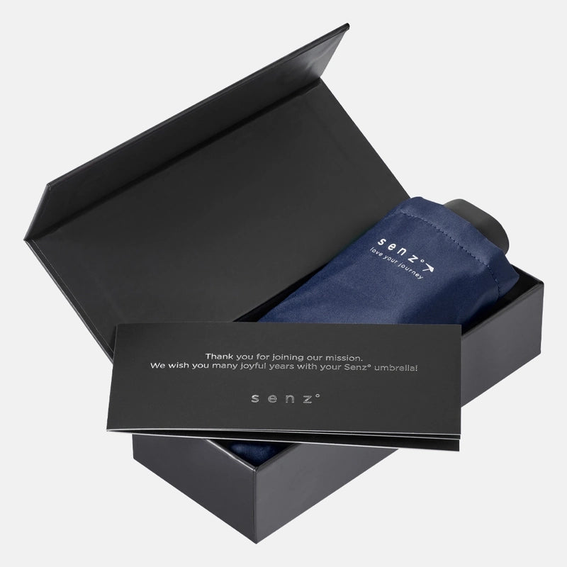 Senz° Micro Opvouwbare Paraplu Midnight Blue