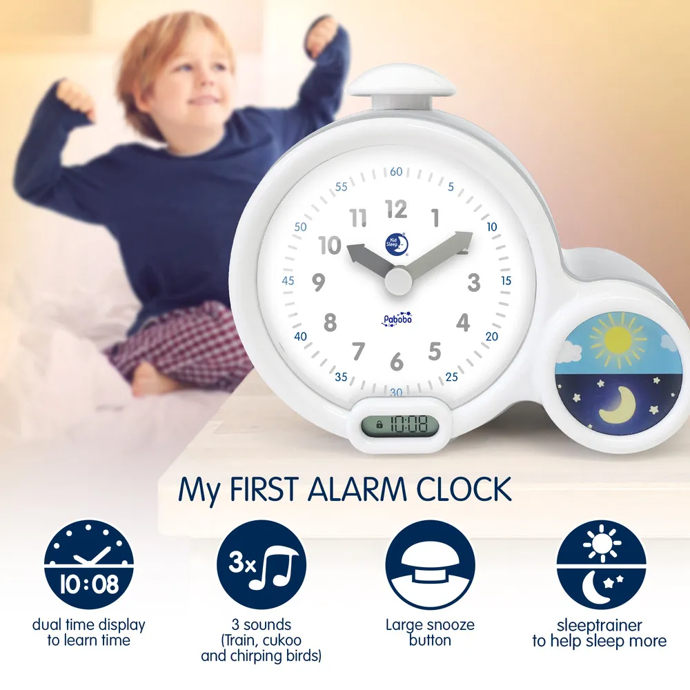 Claessens Kids Kid'Sleep Clock Grey - 1 stk.