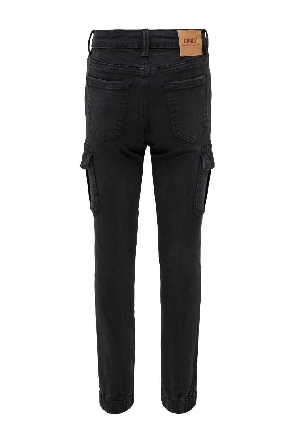 ONLY slim fit cargobroek KOGMISSOURI zwart