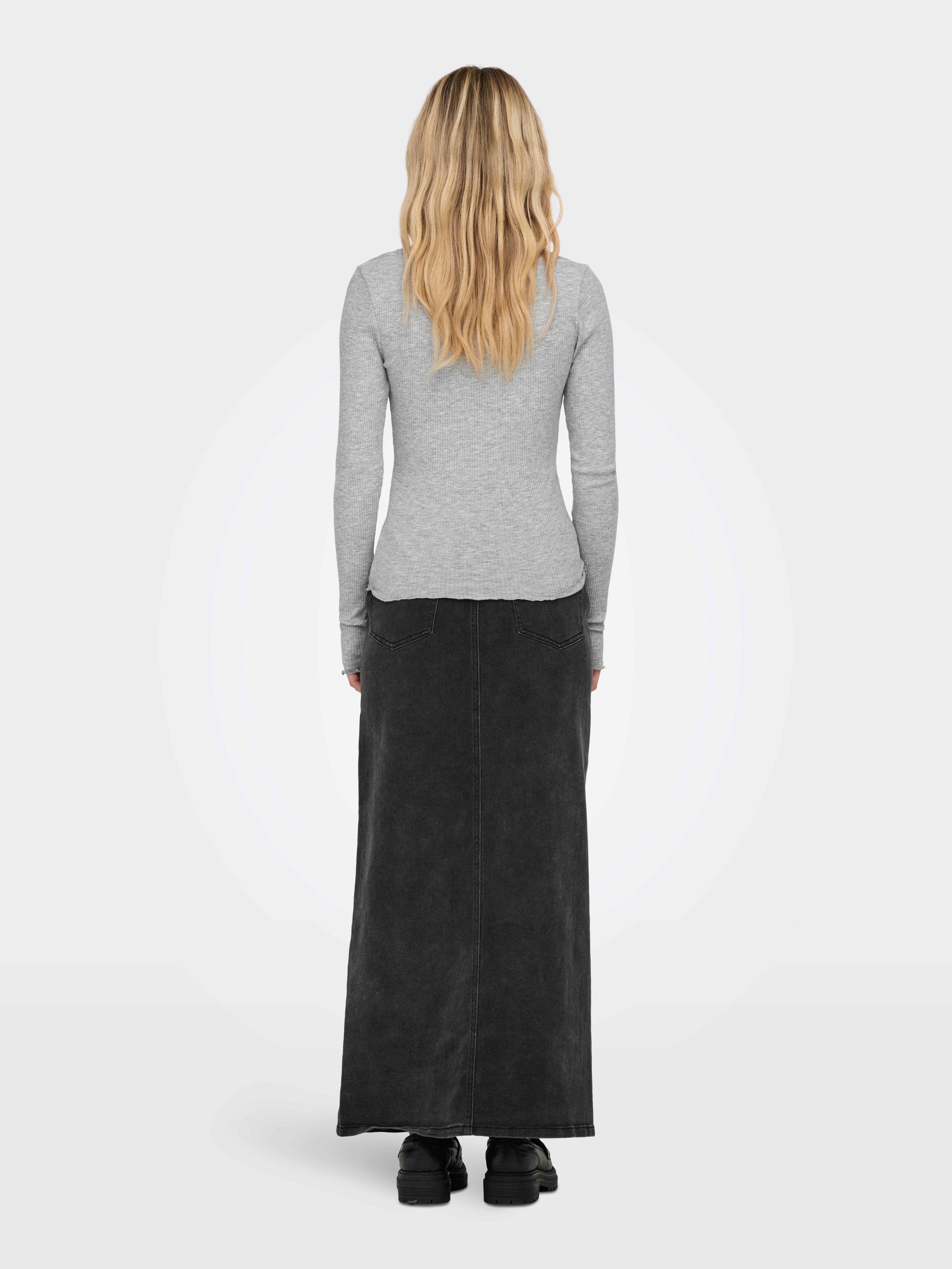 ONLXENA Top Light Grey Melange