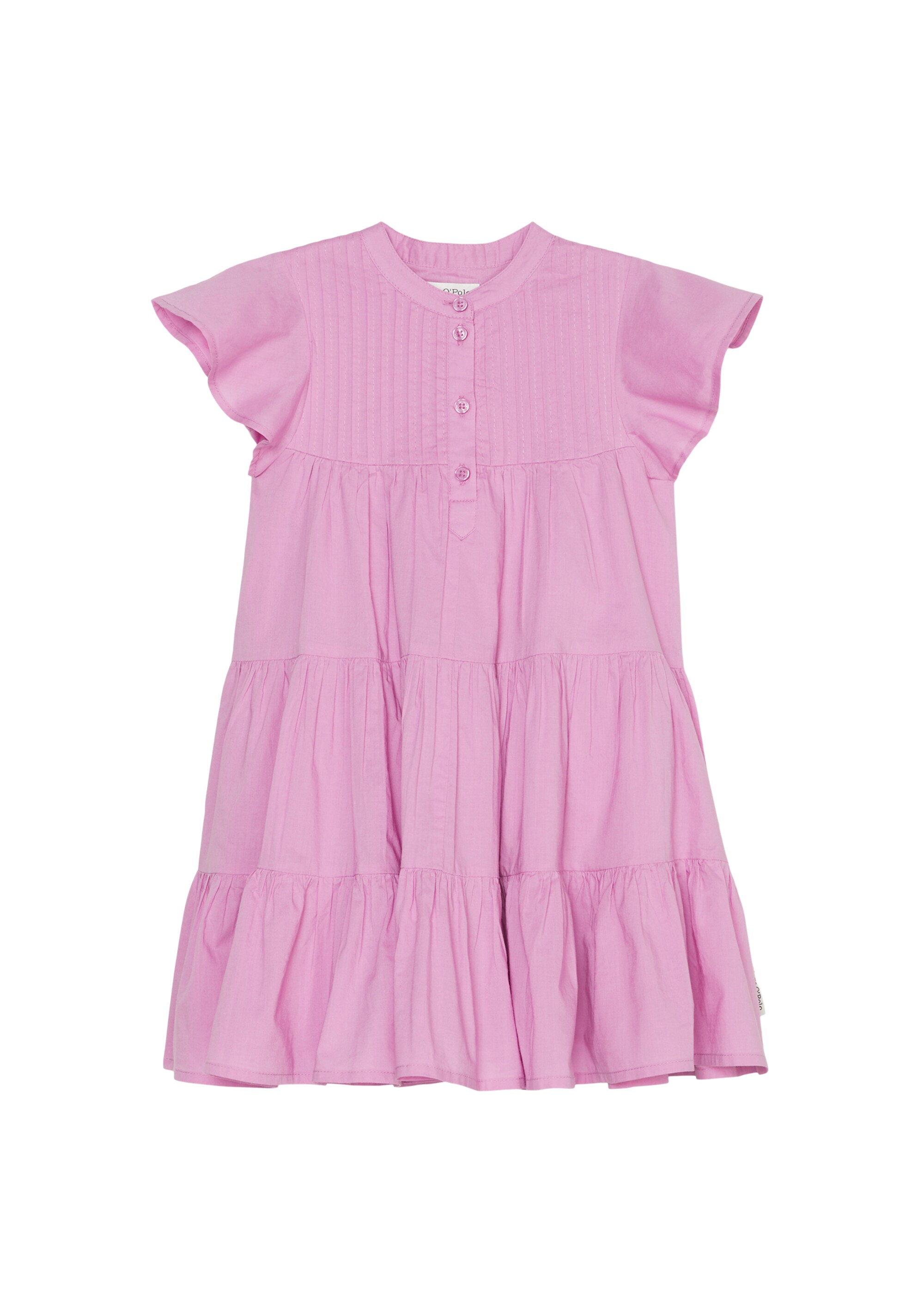 KIDS-GIRLS Stufenkleid aus reiner Baumwolle