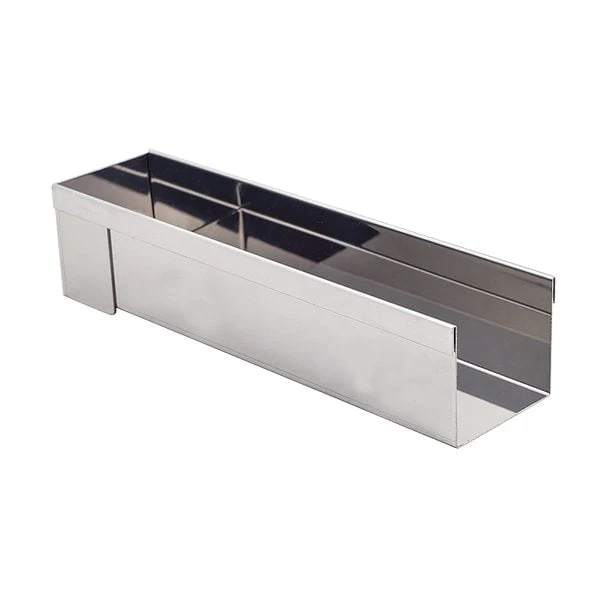 Lot de 2 gouttières démontables 30 x 8 cm et 30 x 4 cm De Buyer