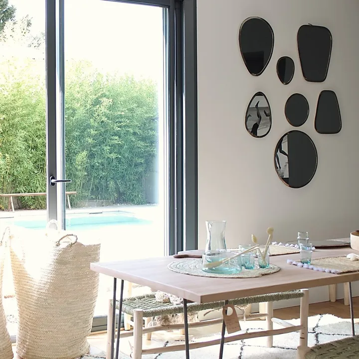 Cosydar Miroir en maillechort rond