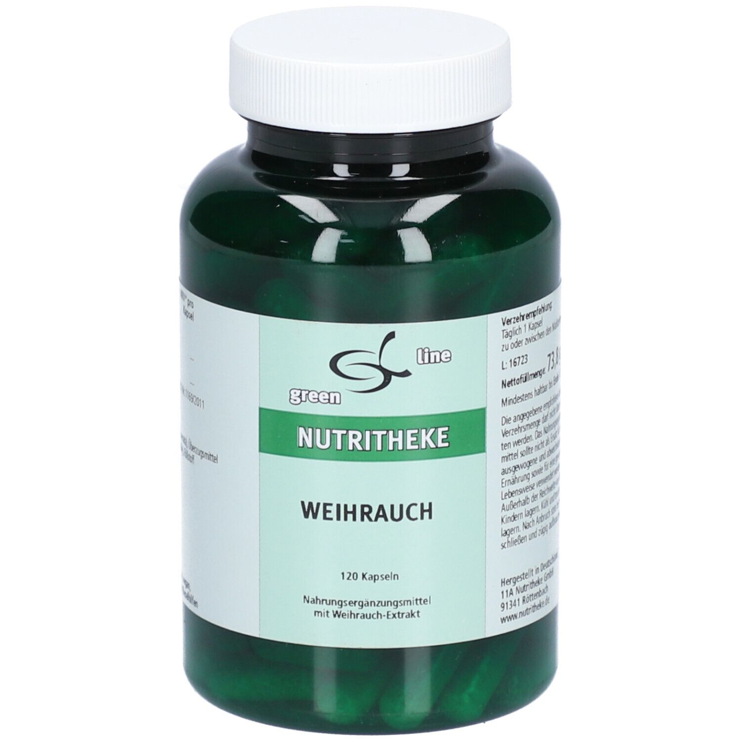 green line NUTRITHEKE Weihrauch Kapseln