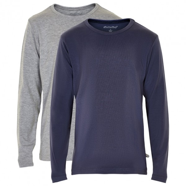 Minymo - Kid's Basic 34 -T-shirt L/S (2-pack) - Haut à manches longues